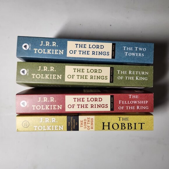 NEW J.R.R. Tolkien Book Bundle Set The Hobbit Lord of the Rings 4 Books - Picture 10 of 15